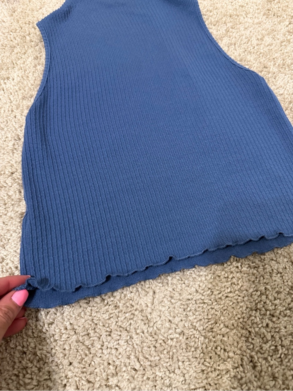 Mock Neck Crop Top, Medium - Picture 4 of 5